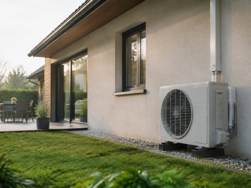 Fonctionnement d'une pompe à chaleur air air pour chauffer une maison